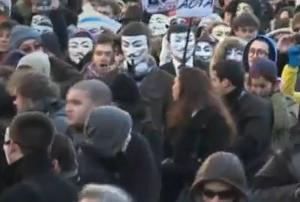 Así se vio“La marcha del millón de máscaras” en el mundo