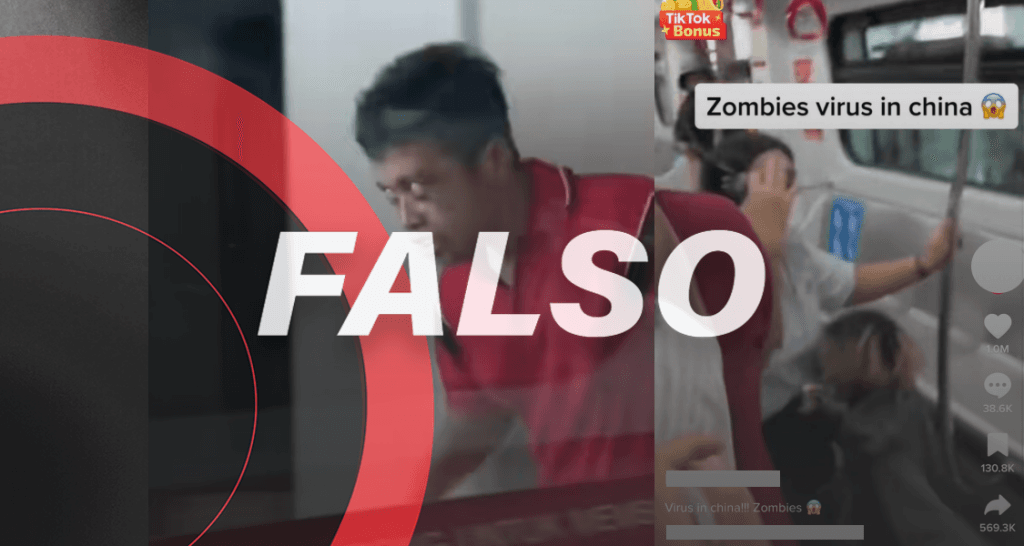 No hay un virus que crea zombies en China, es una campaña publicitaria en Indonesia