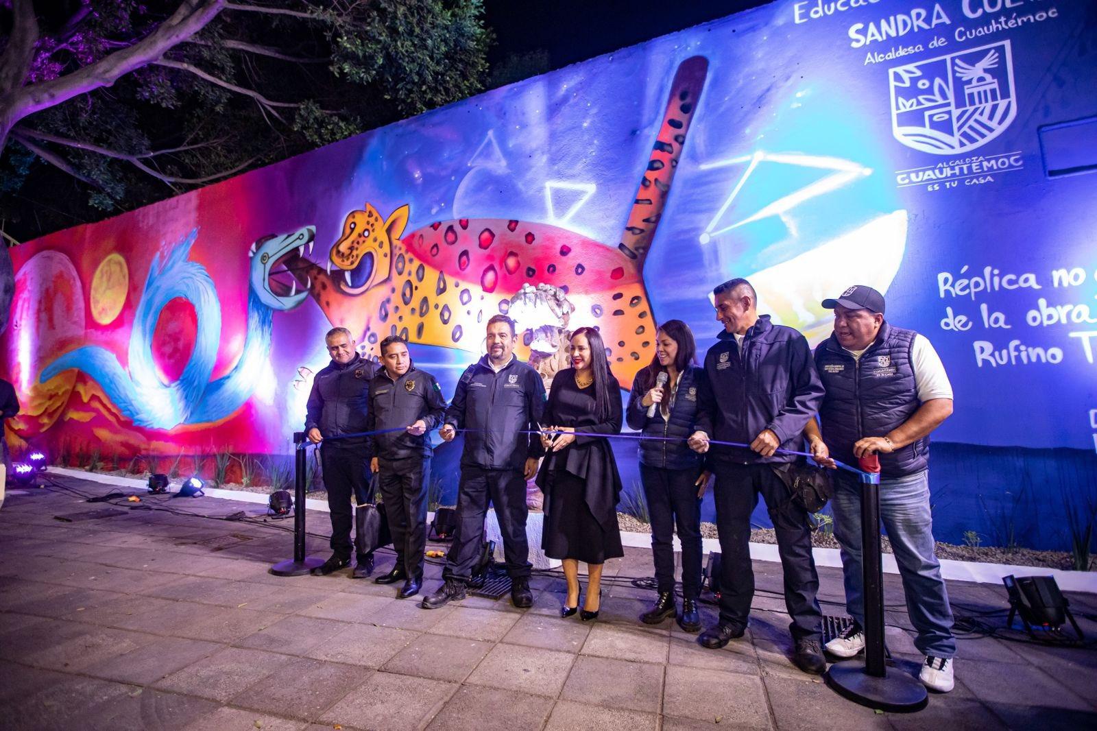 Sandra Cuevas copia mural de Rufino Tamayo sin contar con los permisos del INAH