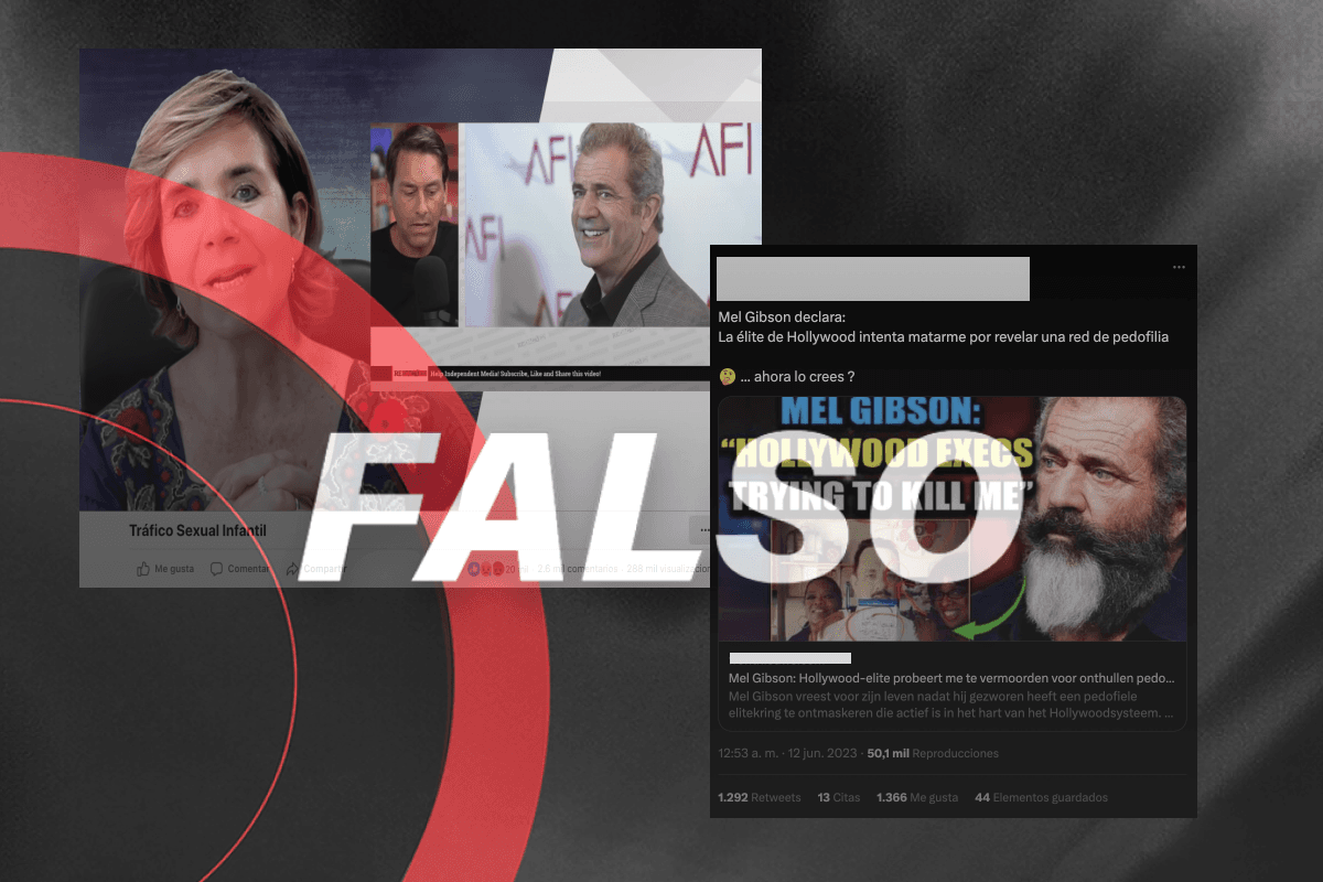 Mel Gibson no realiza documental sobre red de tráfico infantil,  es una teoría conspirativa