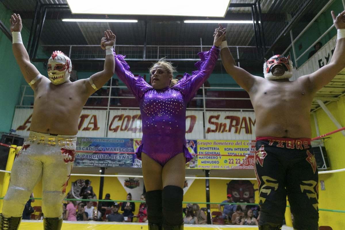 Miss Gaviota, la mujer trans de la lucha libre en México