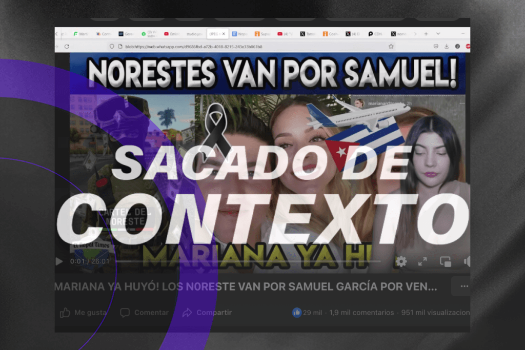 Samuel García no fue atacado por un grupo delictivo y Mariana Rodríguez tampoco ha huído del país