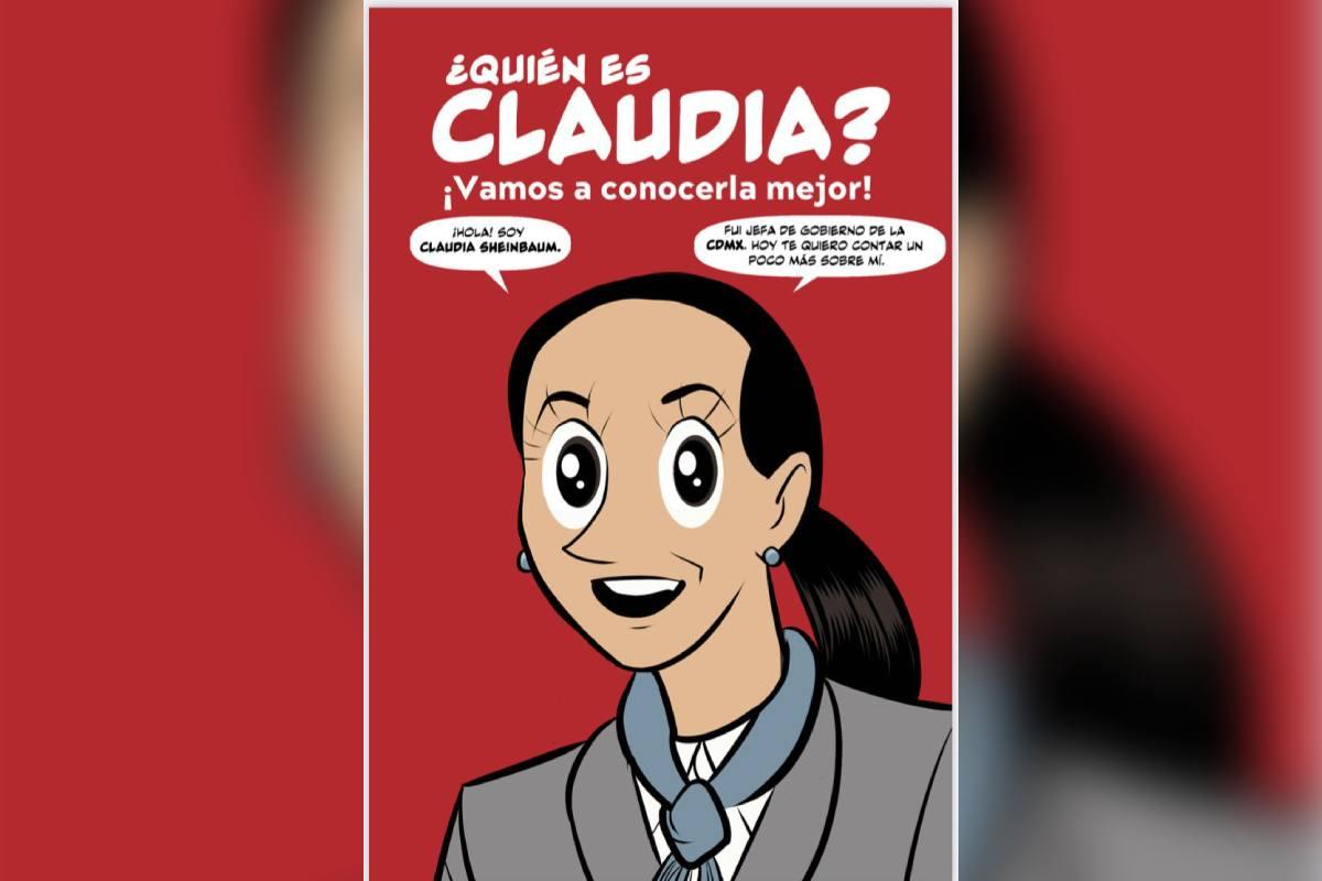 Promocionan a Sheinbaum y sus logros en la CDMX con un cómic firmado por el ilustrador Bef