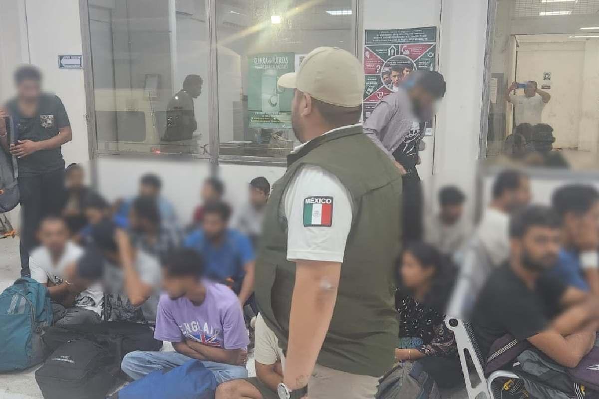 Localizan a 47 migrantes de la India privados de su libertad en Cancún, Quintana Roo