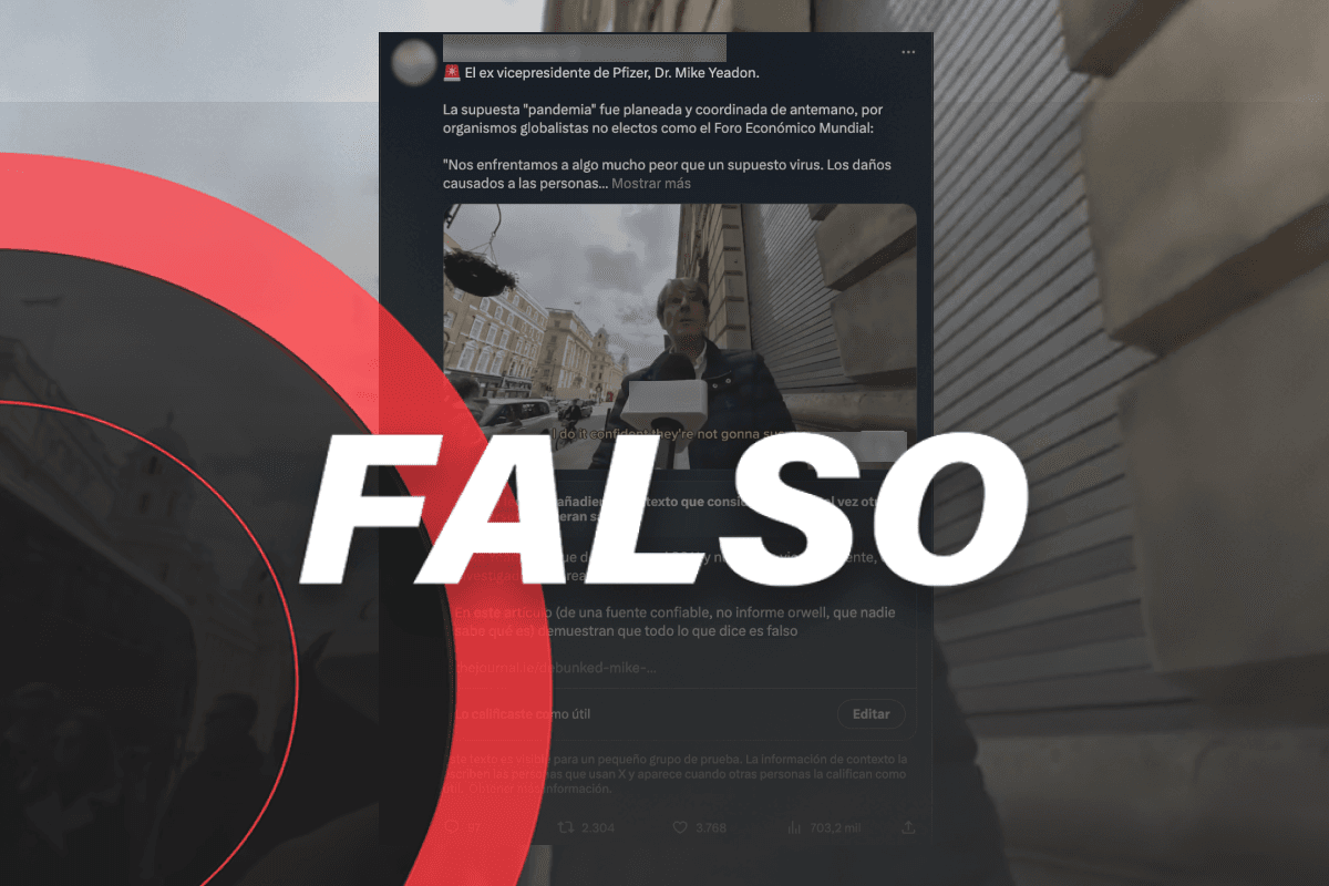 Falso que la pandemia por COVID haya sido planeada, se trata de una teoría conspirativa