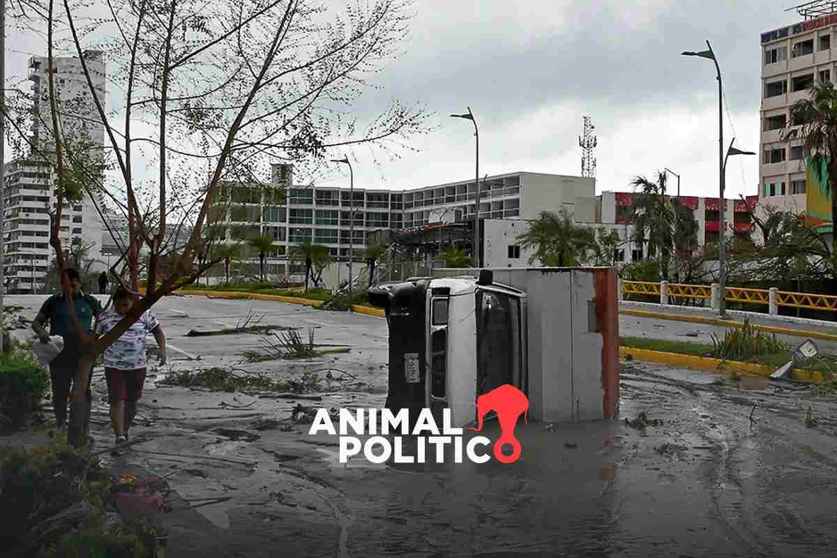 Acapulco devastado por Otis; miles están incomunicados y sin luz; de Costa Chica no hay reportes