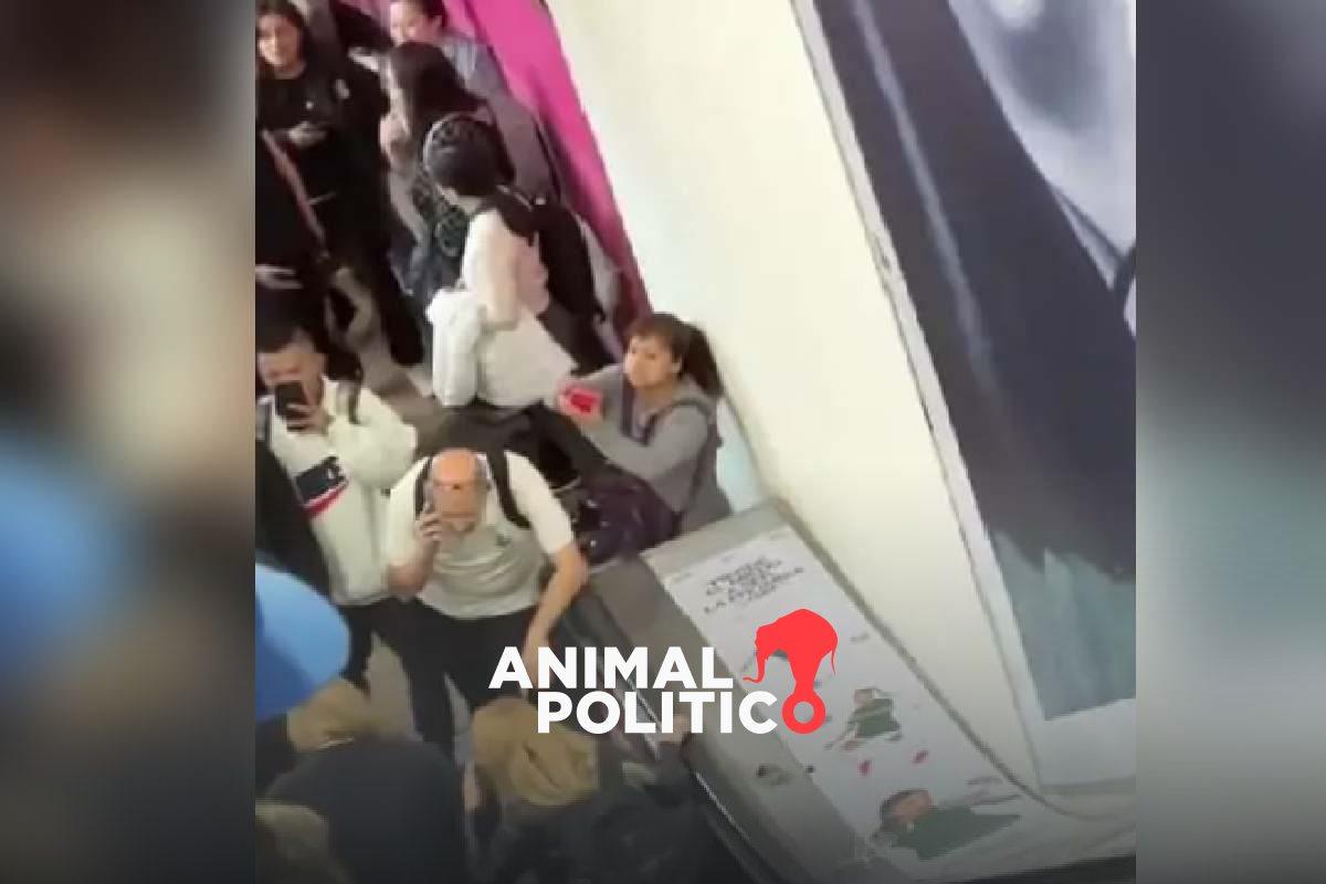 Accidente en escaleras de estación Polanco deja 7 heridos; Metro niega falla