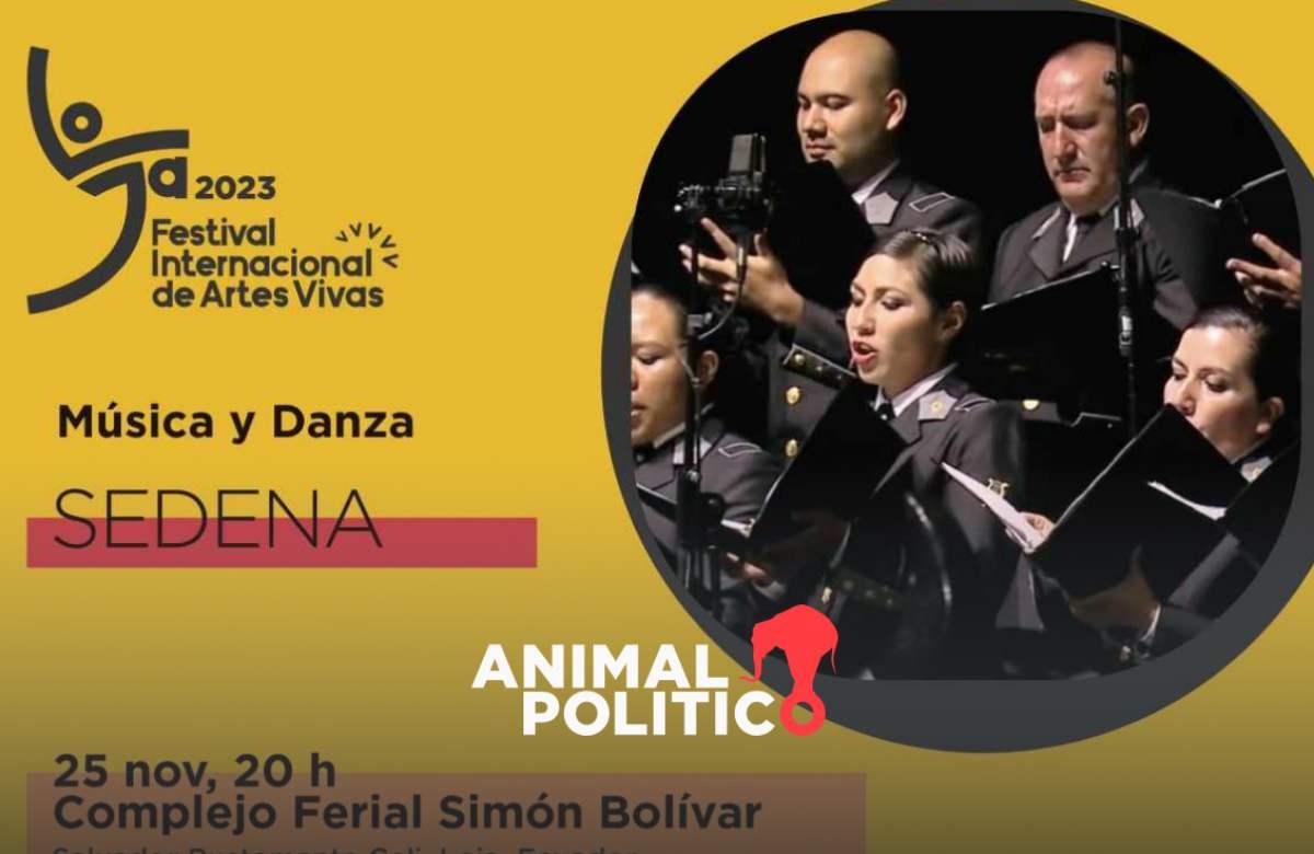 AMLO envía al Ejército como representante de México a un festival cultural de Ecuador