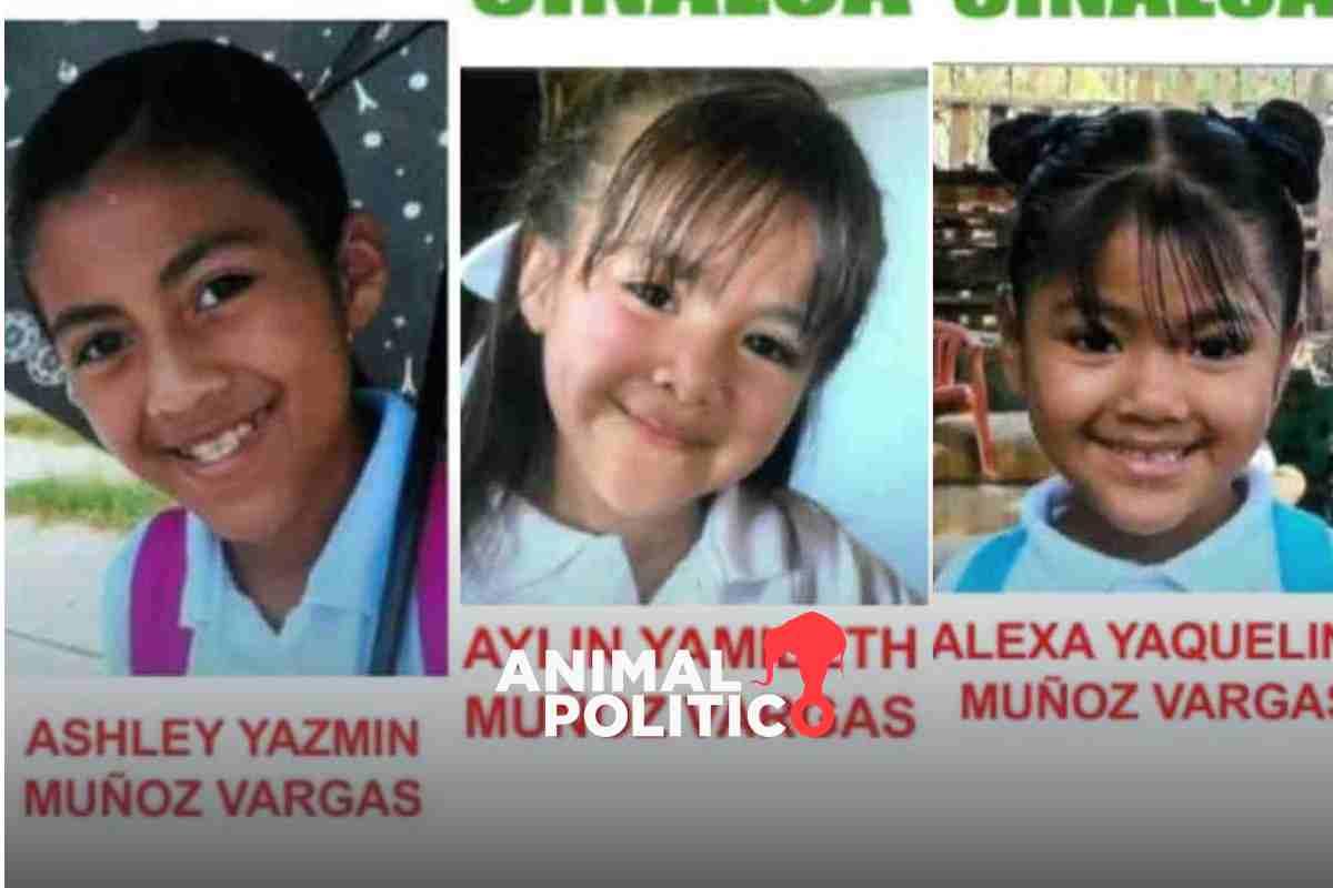 Buscan a tres hermanas de 5, 6 y 10 años desaparecidas en Mazatlán, Sinaloa