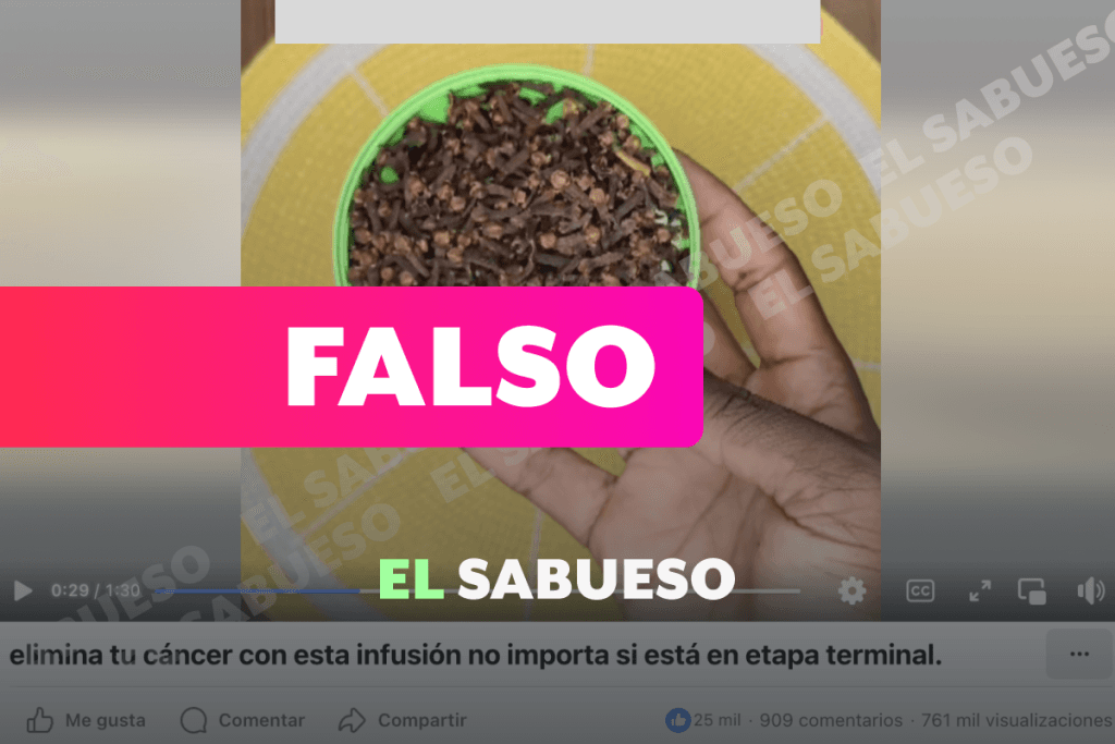Un té de infusión no cura el cáncer, son publicaciones sin sustento científico