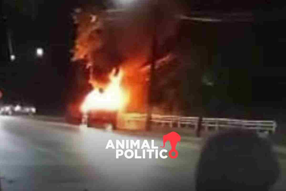 Queman tres vehículos en Teapa, Tabasco; Guardia Nacional se suma a operativo de seguridad