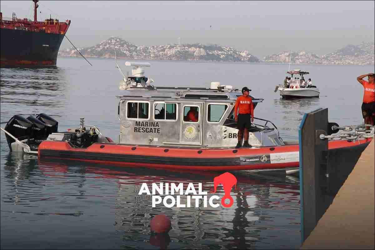 Familiares salen a buscar todos los días en el mar a personas desaparecidas en Acapulco tras Otis