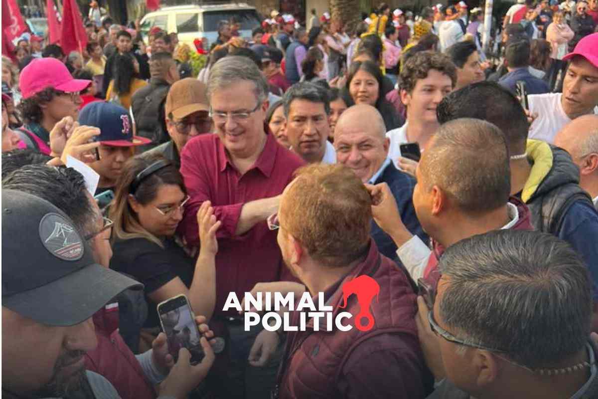  Marcelo Ebrard reaparece en cierre de precampaña de Claudia Sheinbaum