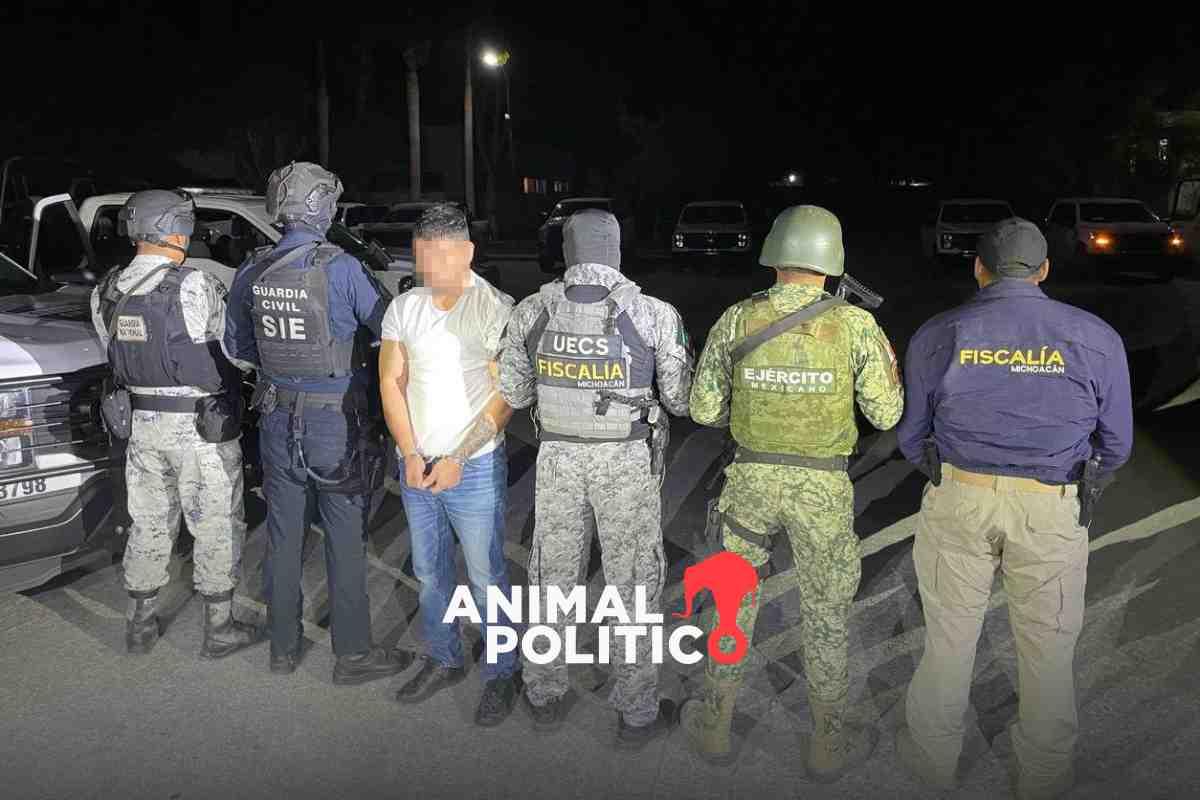 Detienen a  Alberto "G" "El Peggy", presunto extorsionador de limoneros en Michoacán