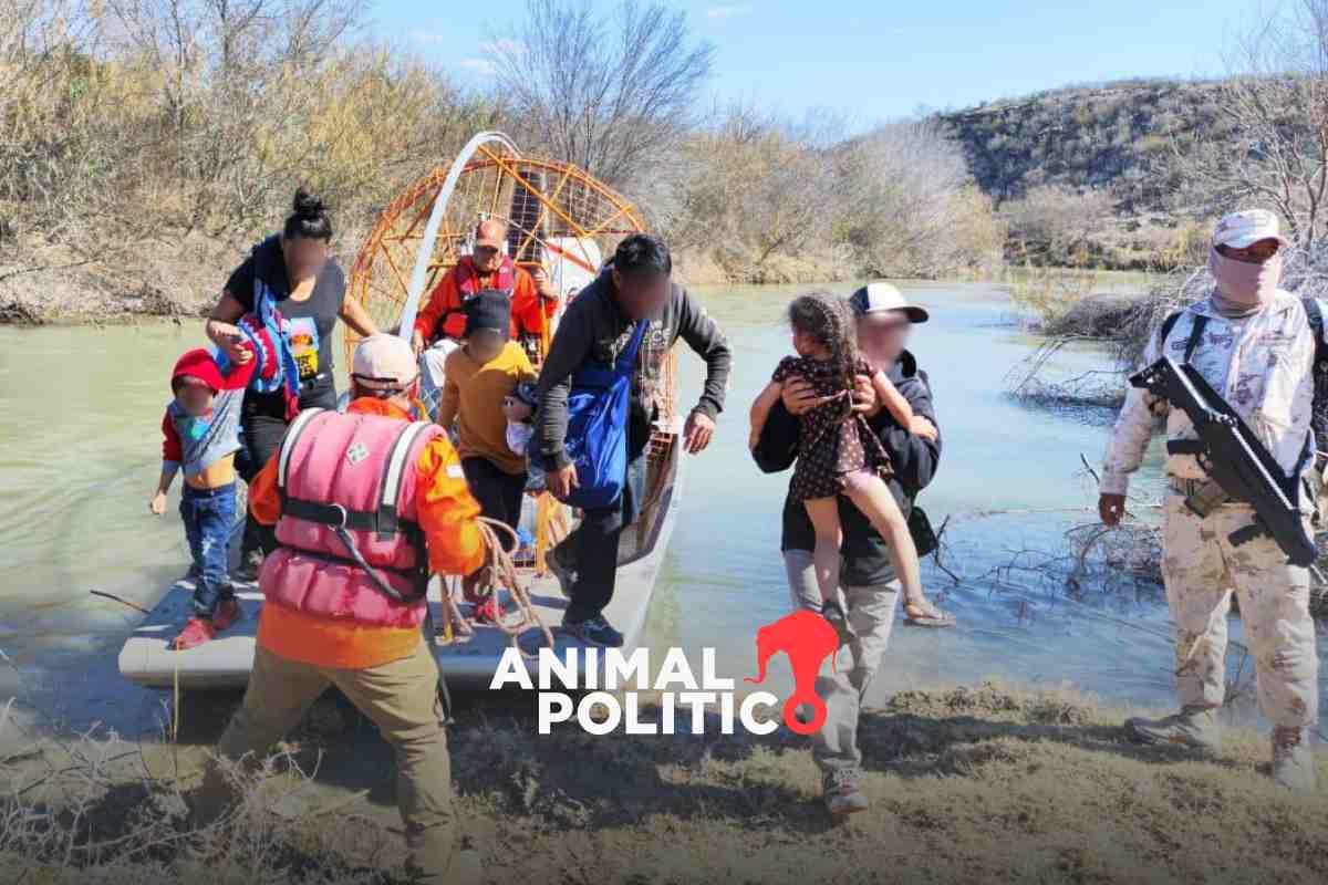 Localizan a 73 migrantes y rescatan tres cuerpos en el río Bravo en Piedras Negras, Coahuila