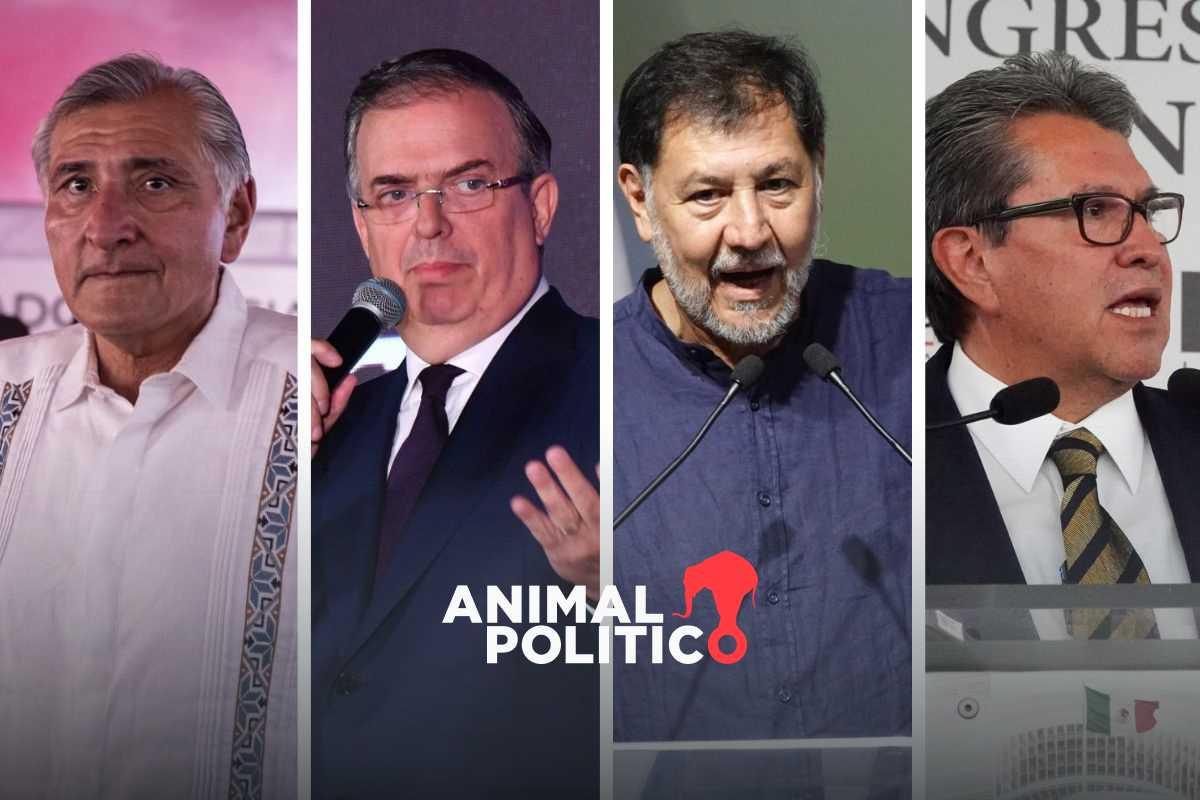 Morena ajusta candidaturas plurinominales al Congreso; premian a Adán Augusto, Ebrard, Noroña y a Monreal