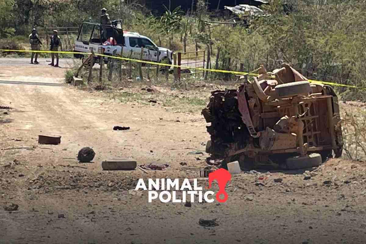 Mueren tres jornaleros tras explosión de mina terrestre en Tumbiscatío, Michoacán