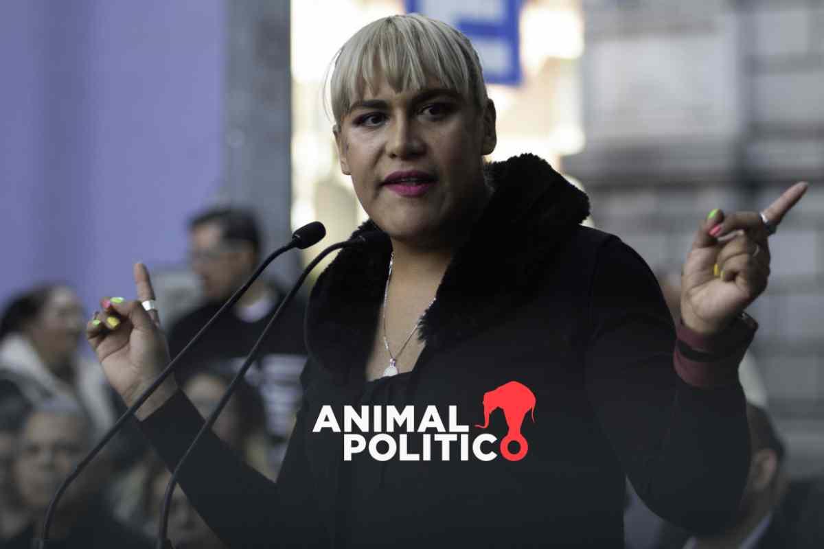 Diputada María Clemente toma tribuna y pide a comunidades LGBTTIQ+ anular el voto