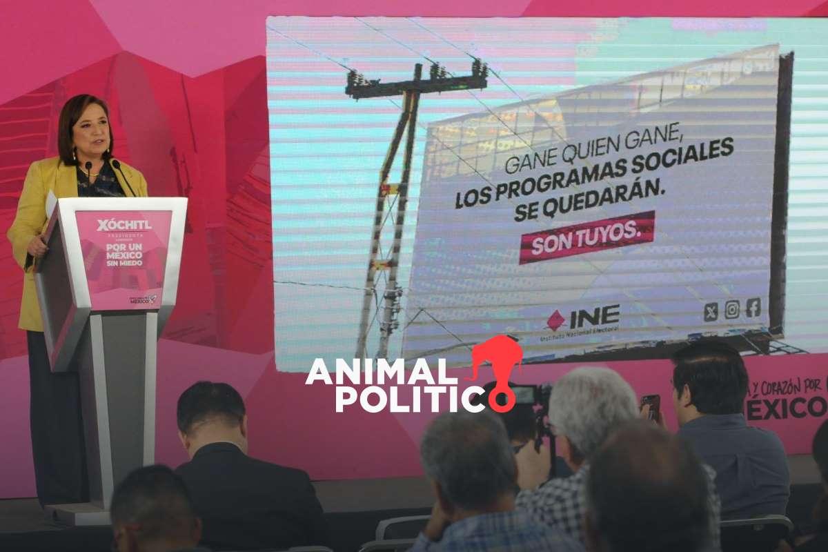 INE pide a Xóchitl Gálvez no usar su logo; Morena la denuncia por uso indebido de la imagen