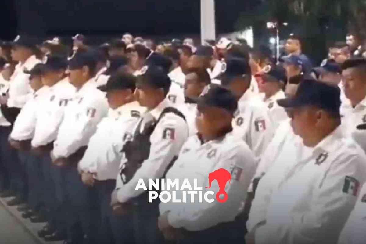 Policías de Campeche cuestionan a AMLO por apoyo a la gobernadora Layda Sansores