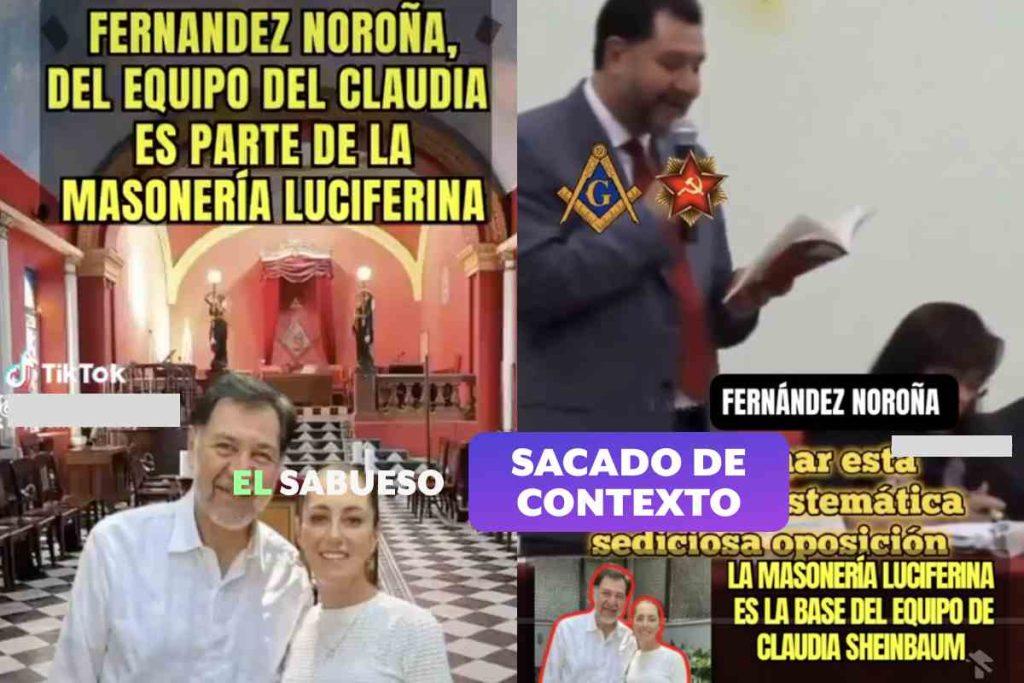 Noroña no dijo que quiere acabar con el cristianismo, sacan de contexto video de 2012