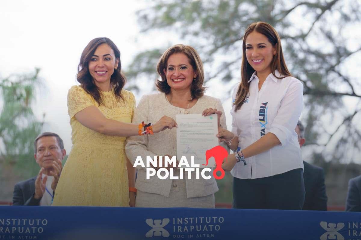Candidatas a la gubernatura firman compromiso por la Paz en Guanajuato