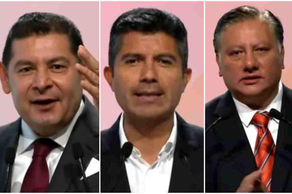 Candidatos se acusan de corrupción en el primer y único debate de Puebla