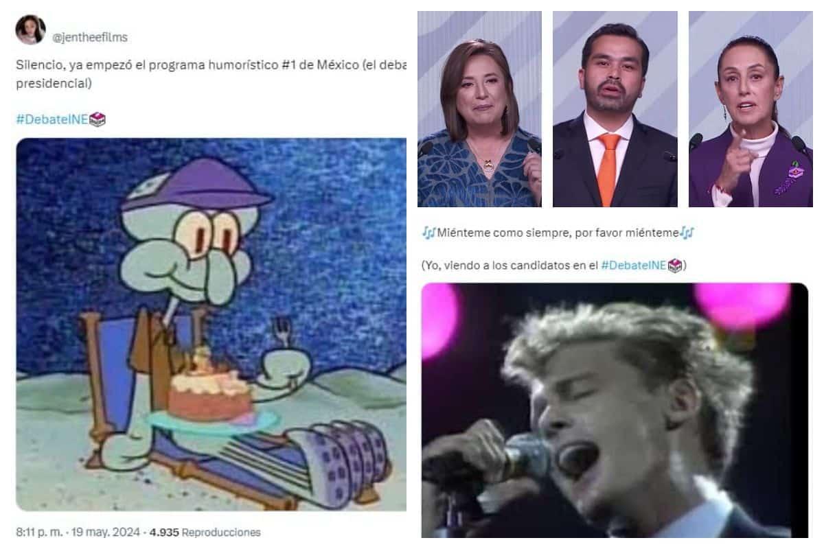 Los mejores memes del tercer debate presidencial 2024