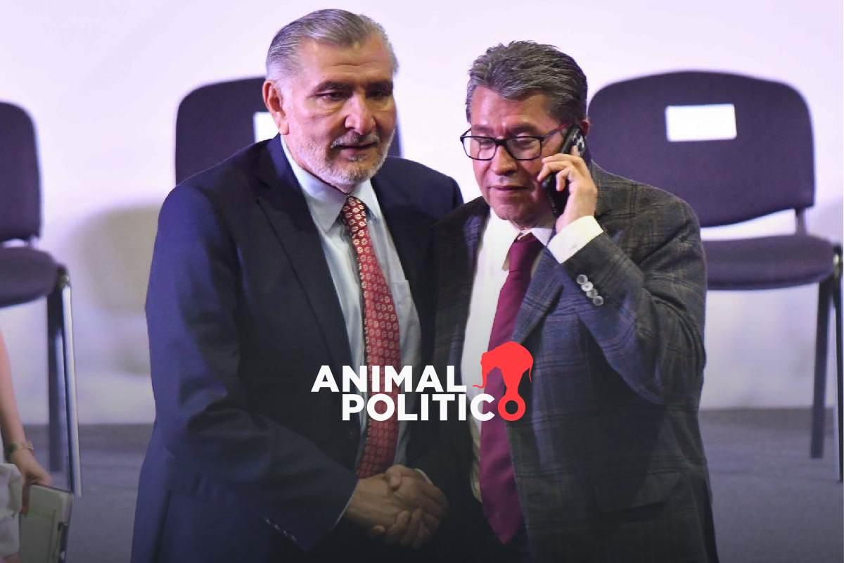 Perfilan a Ricardo Monreal y Adán Augusto López como coordinadores de Morena en la Cámara de Diputados y el Senado