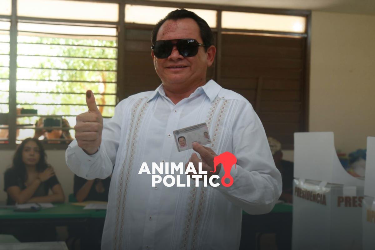 "Huacho" Díaz Mena sorprende en Yucatán y aventaja en la elección a gobernador