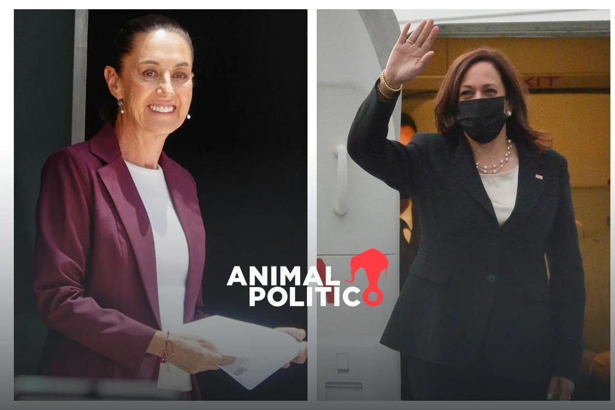 Claudia Sheinbaum y Kamala Harris acuerdan colaborar en temas de migración, economía y cambio climático