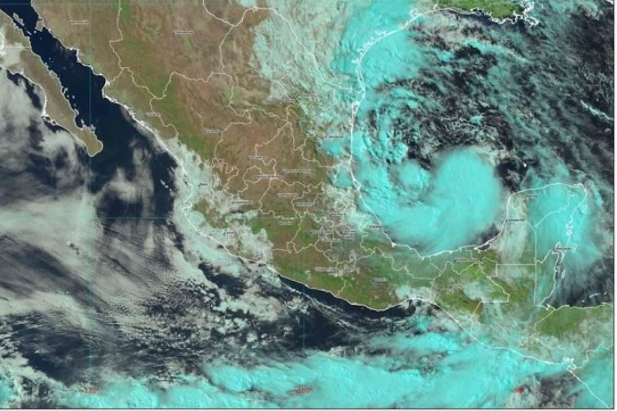 Las impresionantes imágenes satelitales que muestran la tormenta tropical Alberto desde el espacio
