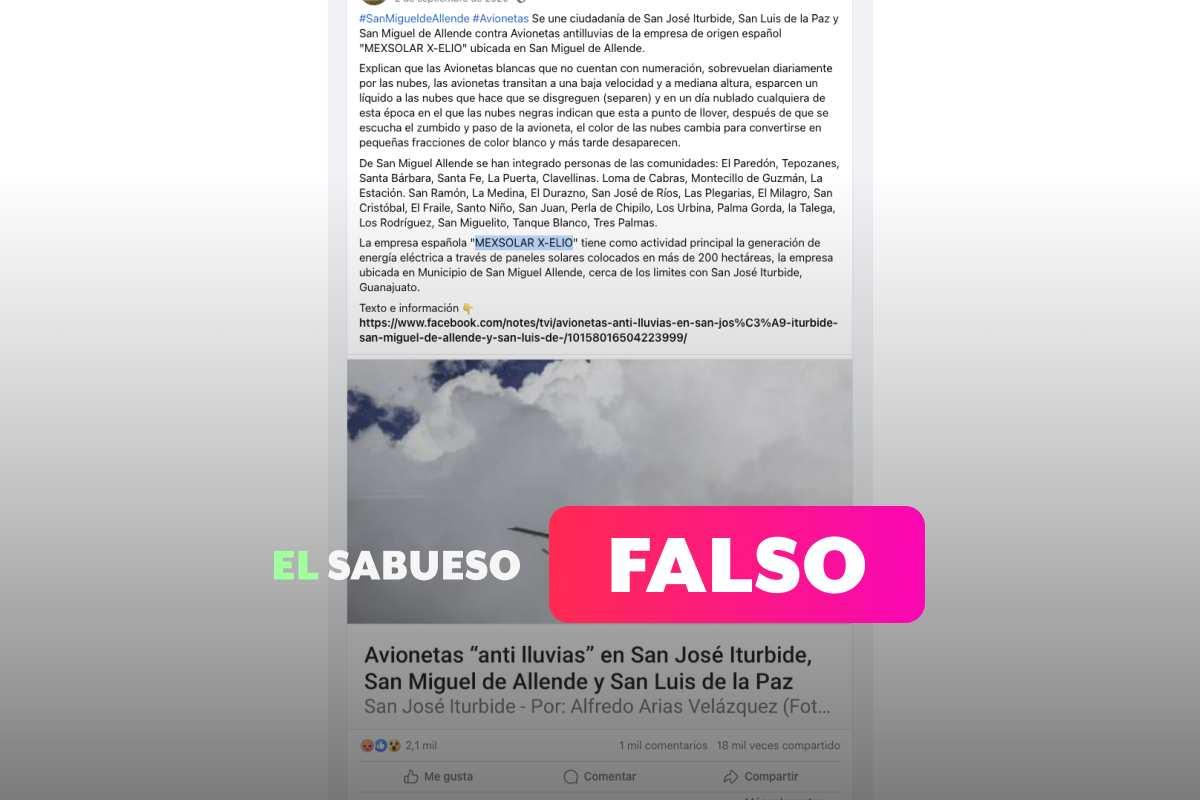Operaciones de avionetas “anti lluvia” en San Miguel de Allende y Querétaro son falsas