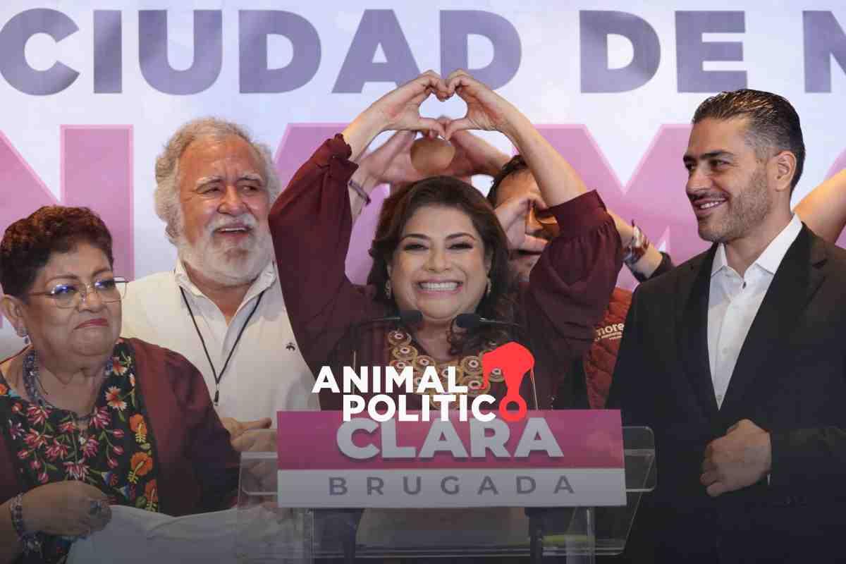 Clara Brugada gana CDMX; Taboada admite que ‘no le alcanzó’