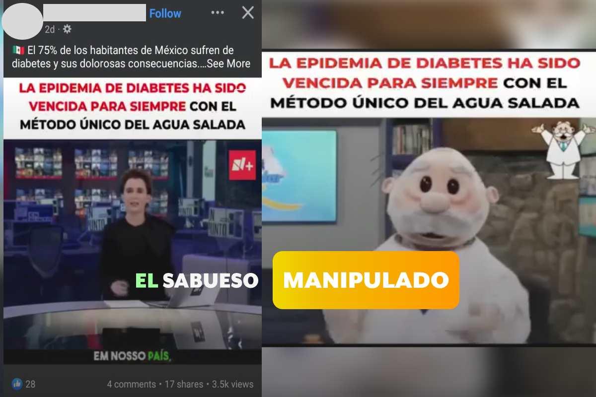 Ni Denise Maerker ni el ‘Dr. Simi’ recomendaron supuesto remedio para la diabetes