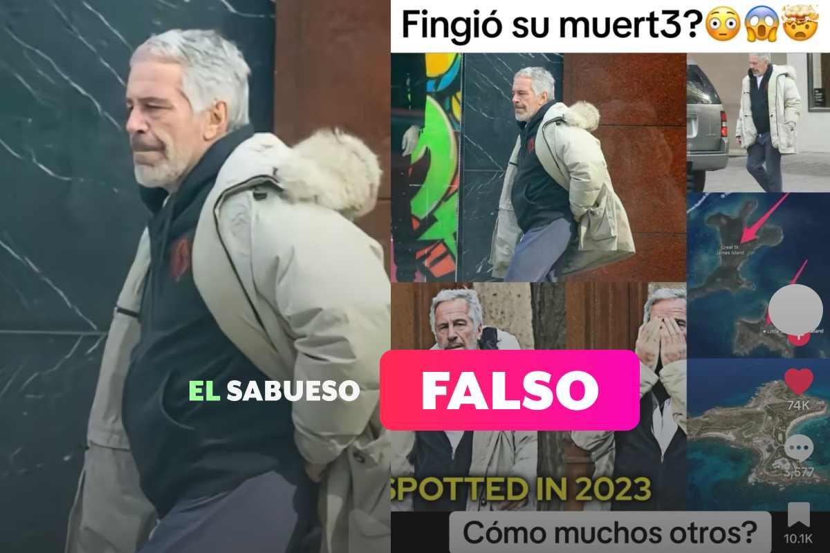 Jeffrey Epstein no reapareció y fingió su muerte, las fotos fueron tomadas en 2019