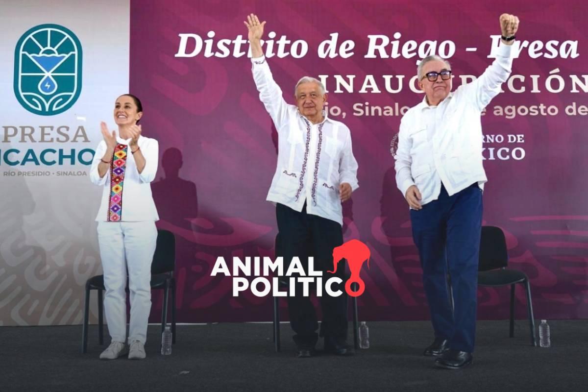 AMLO y Sheinbaum respaldan a Rubén Rocha, gobernador de Sinaloa que supuestamente se reuniría con el “Mayo”  Zambada