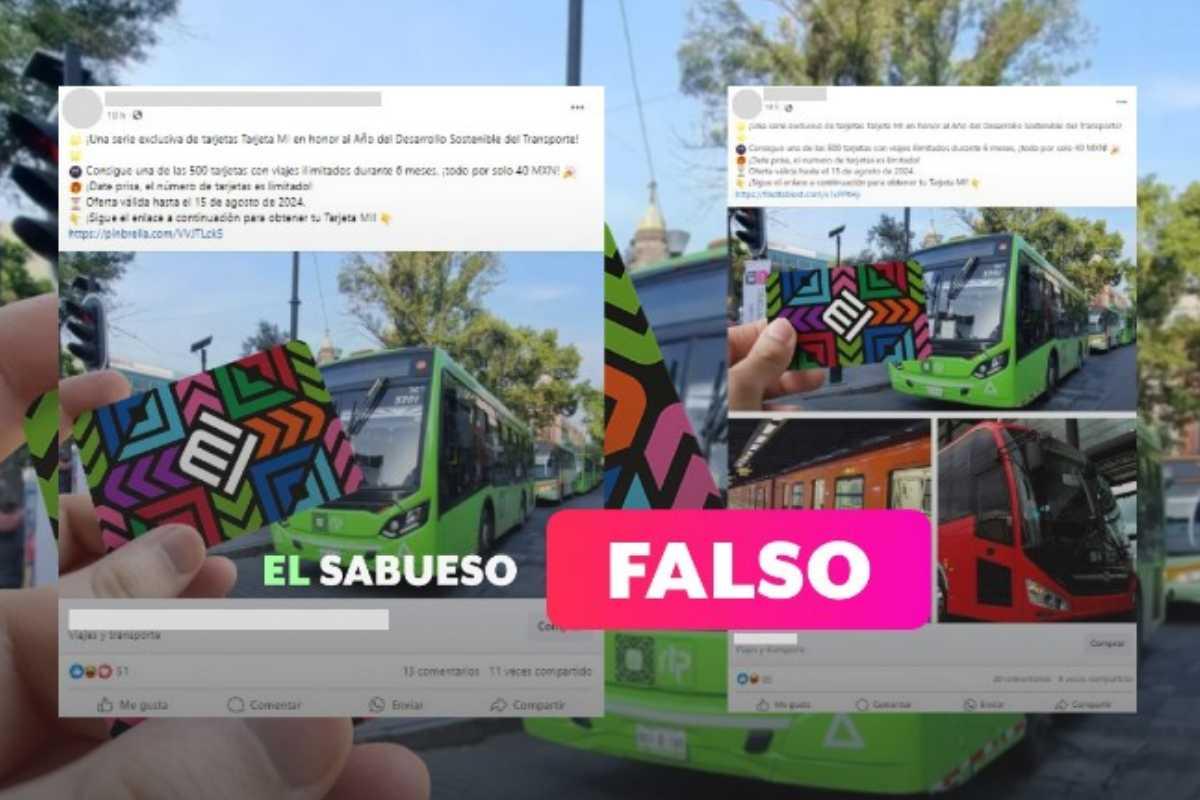 ¿Tarjetas de Movilidad de la CDMX con viajes ilimitados por seis meses? Falso, podrían estafarte 