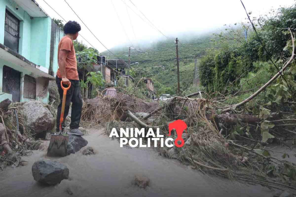 Emiten declaratoria de emergencia para Guerrero y Oaxaca por paso de John que dejó 15 muertos y daños a viviendas y carreteras