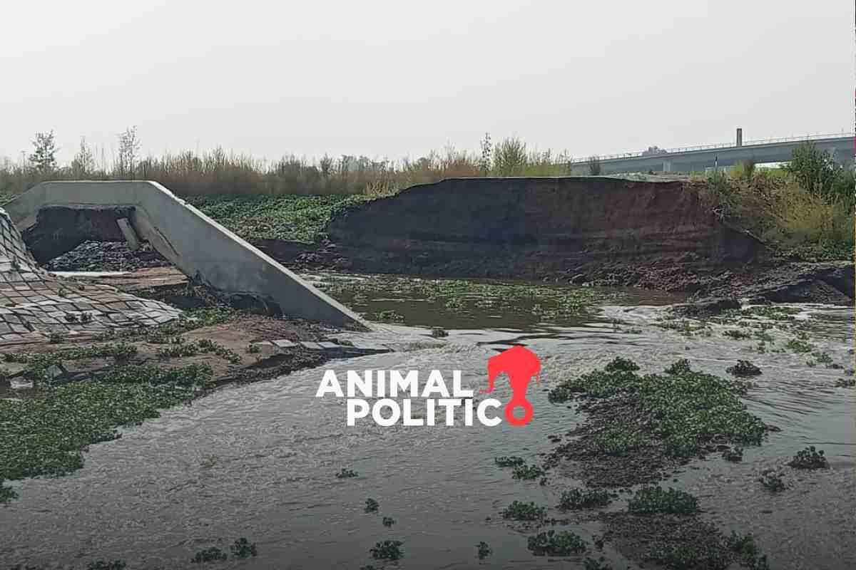 Derrame de agua en parque de Texcoco empezó 4 días antes de inauguración, pese a gasto de 5 mmdp