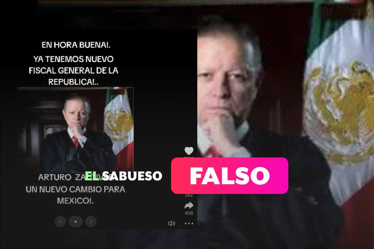 Falso que designaran a Arturo Zaldívar como fiscal General de la República