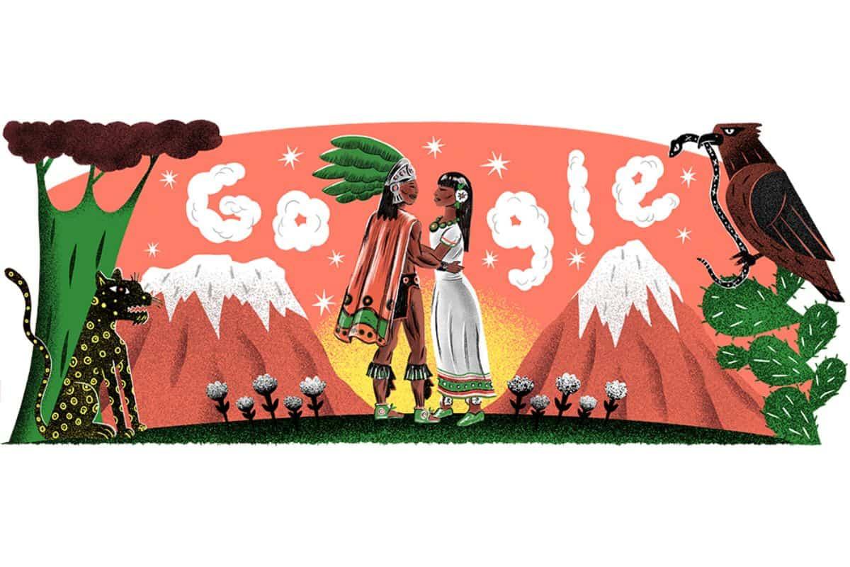 Cuál es la leyenda de Popocatépetl e Iztaccíhuatl que celebra el Doodle de hoy