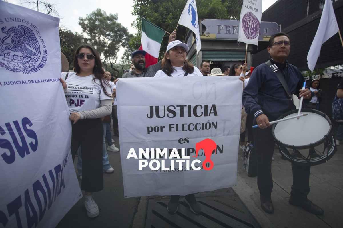 Trabajadores del Poder Judicial exigen a CNDH cumplir con su deber y presentar recurso contra reforma judicial