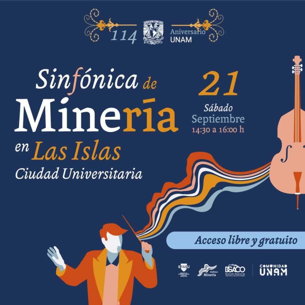 Imagen: Concierto gratis de la Orquesta Sinfónica de Minería en Las Islas de CU