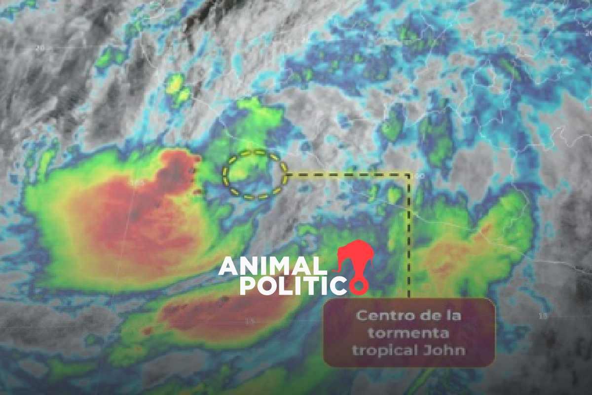 John se degrada a tormenta tropical; Colima activa alerta roja y suspende clases