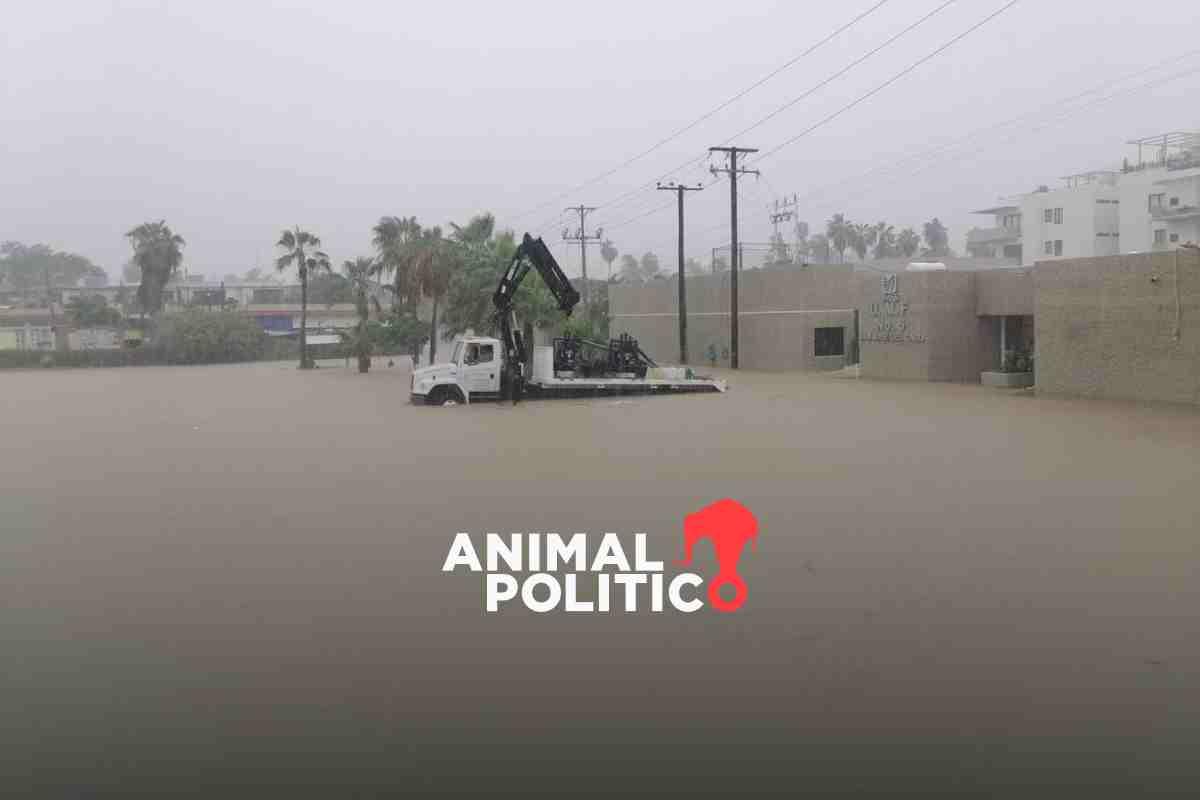 Tormenta tropical Ileana provoca inundaciones en Baja California Sur; activan alerta naranja