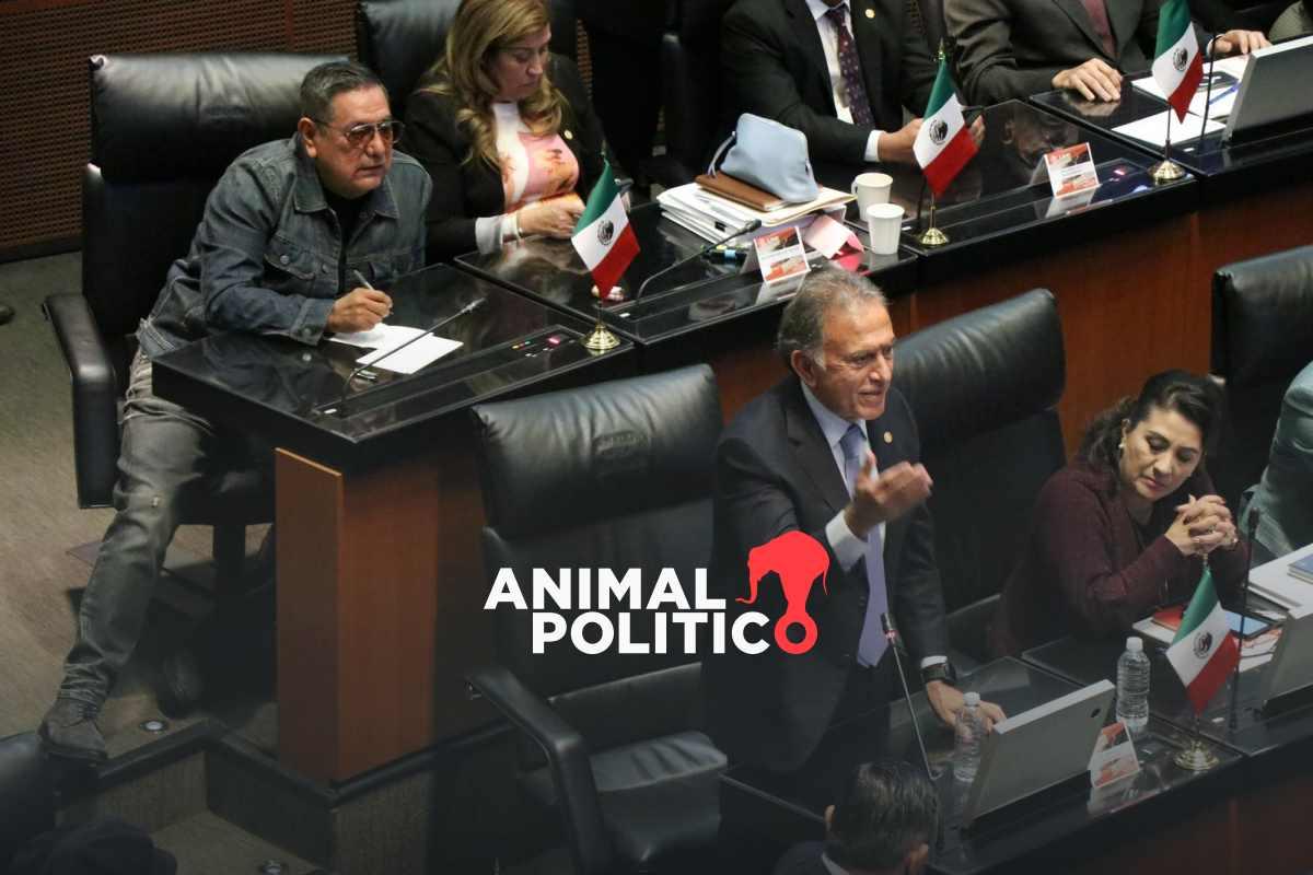 Yunes pide licencia a su cargo a horas de votar reforma judicial; su papá asume su escaño