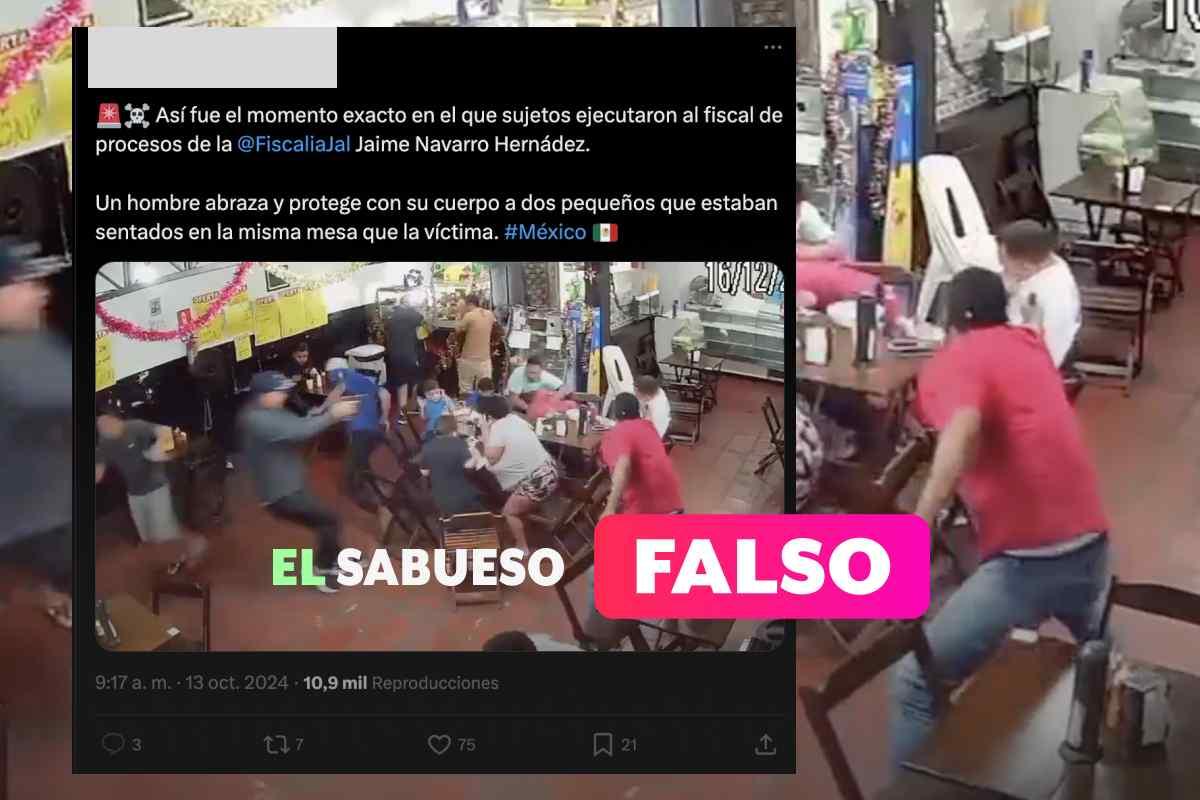 Falso que asesinaran al fiscal de Jalisco; video es de un crimen en Brasil