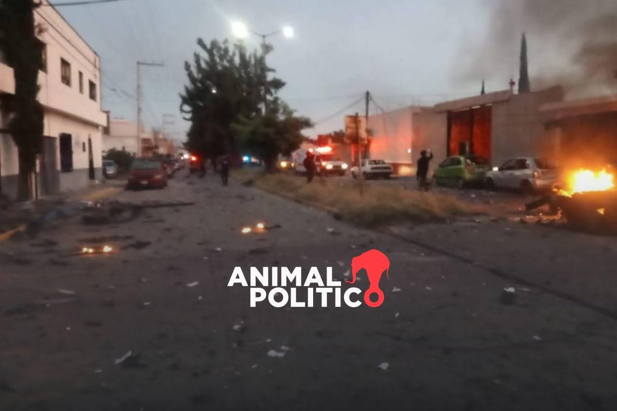 Explotan ‘coches bomba’ en Acámbaro y Jerécuaro, Guanajuato; hay 3 policías heridos