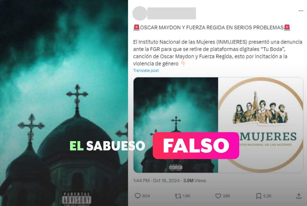 Inmujeres no denunció canción de Fuerza Regida por incitar a la violencia de género